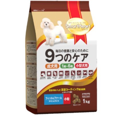 Smartheart Gold Fit & Firm Small Breed Dry Dog Food (1KG)