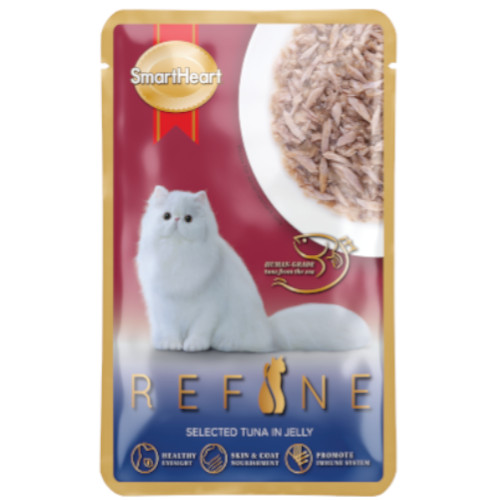 Smartheart Refine Selected Tuna In Jelly Pouch Cat Food (70G)