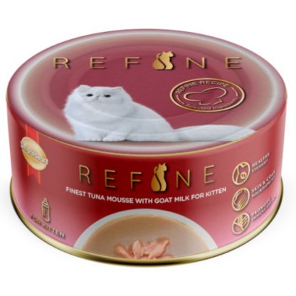 Smartheart Refine Finest Tuna Mousse with Goat Milk Kitten Canned Cat Food (80G)