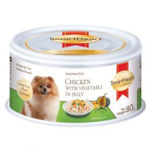Smartheart Gold Chicken with Vegetable in Jelly Canned Dog Food (80G)