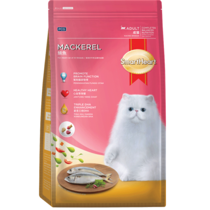 Smartheart Mackerel Adult Dry Cat Food ( 2 Sizes)