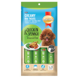 Smartheart Chicken & Spinach Creamy Dog Treats (15G x 4 )