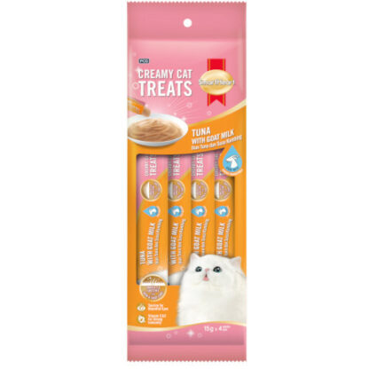 Smartheart Tuna with Goat Milk Creamy Cat Treats (15G x 4 )