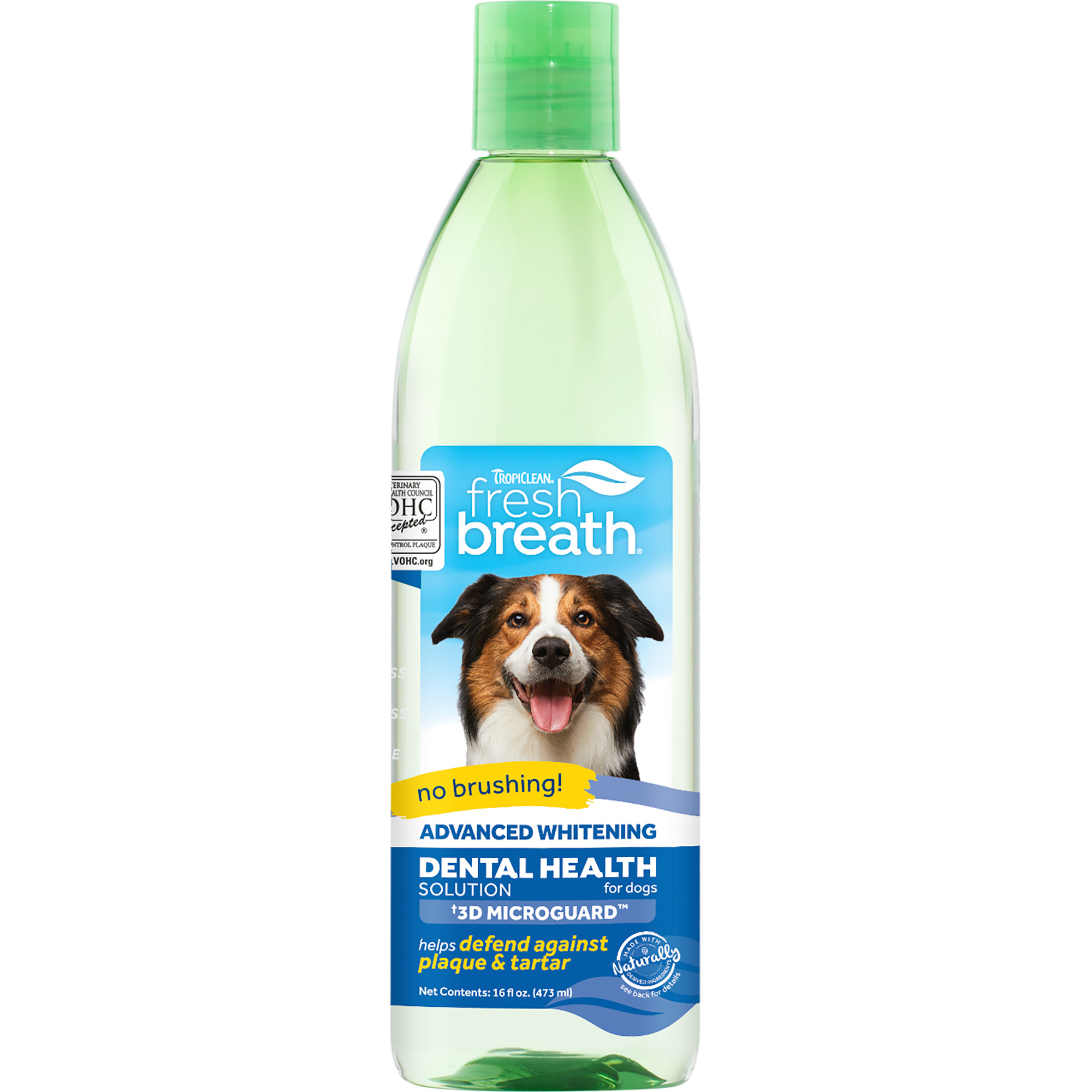 Tropiclean Fresh Breath Advanced Whitening Dental Health Solution for Dogs (16 fl. oz.)