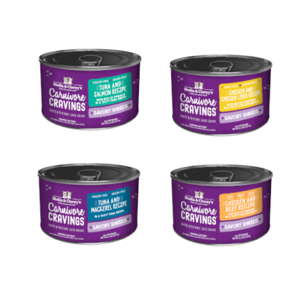 Stella & Chewy's Carnivore Cravings Savory Shreds Cat Wet Canned Food 5.2oz (6 Flavors)