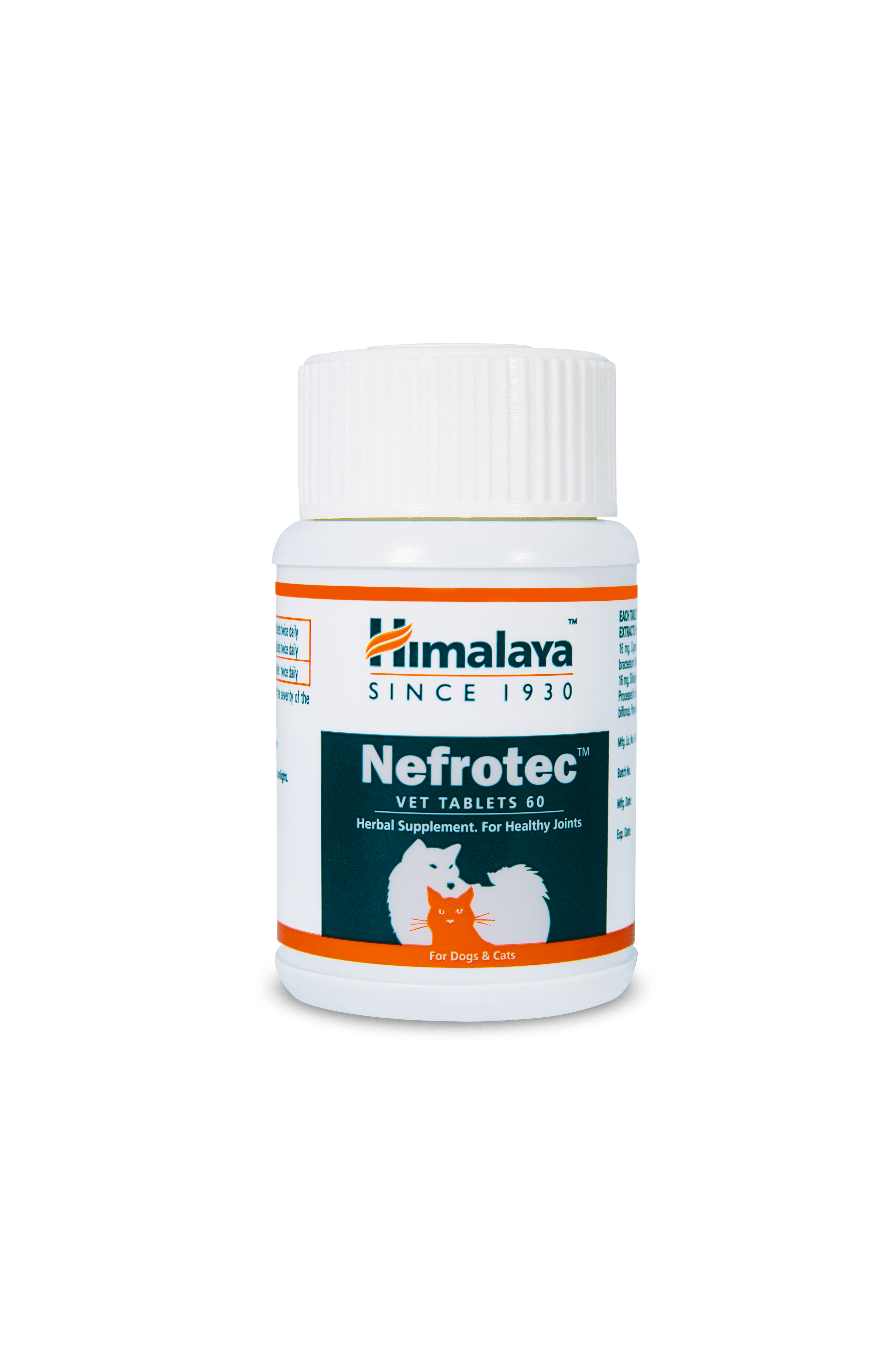 Himalaya Supplement Nefrotec Vet Tablets (Urinary, Kidney, & Joint) 60s for cats and dogs