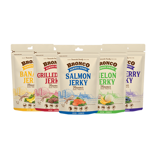 Bronco Jerky Dog Treats (6 Flavors)