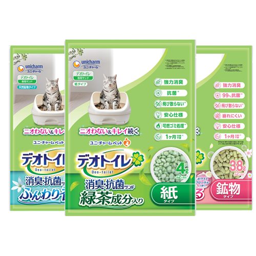 Unicharm Pet Deo-Toilet Refill Pellets (4 Scents)