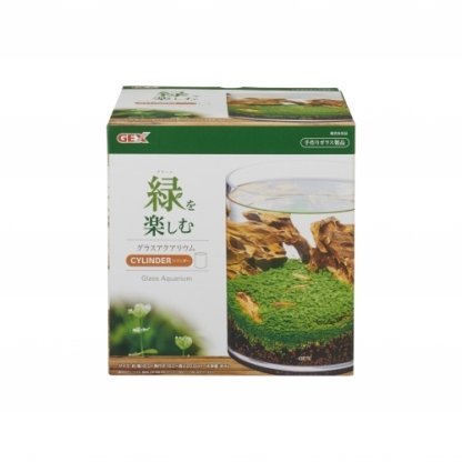 Gex Glass Aquarium Cylinder Fish Tank 4L