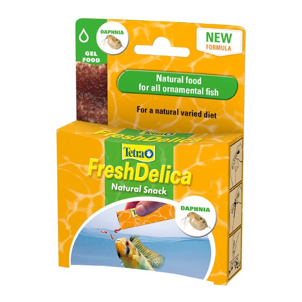 Tetra FreshDelica Daphnia Gel Fish Food 48g