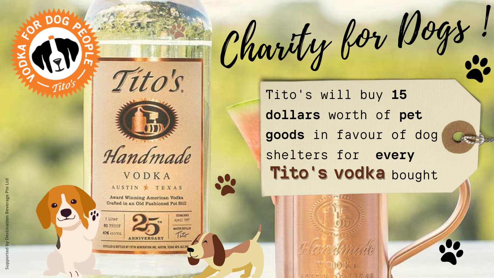 Tito charity flyer