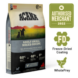 ACANA Heritage Freeze-Dried Coated Adult Small Breed Recipe Dog Food (2 Sizes)