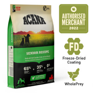 ACANA Heritage Freeze-Dried Coated Senior Recipe Dog Food (3 Sizes)