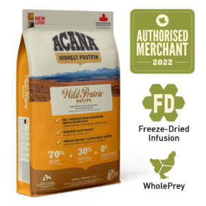 ACANA Regionals Freeze-Dried Infused Wild Prairie Dog Food Recipe (2 Sizes)