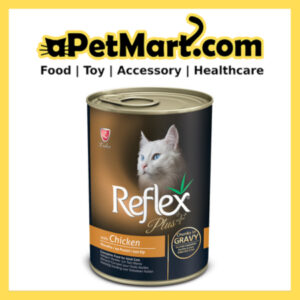 REFLEX CAT WITH CHICKEN CHUNKS IN GRAVY CANNED FOOD 400G