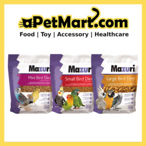 Mazuri Exotic Animal Nutrition Bird Food 1kg (3 Types)