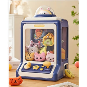 Mini Claw Machine Toy Dispenser Set for Children Kids Toddlers Birthday Gift Boys Girls Doll Capsule Catcher Gachapon