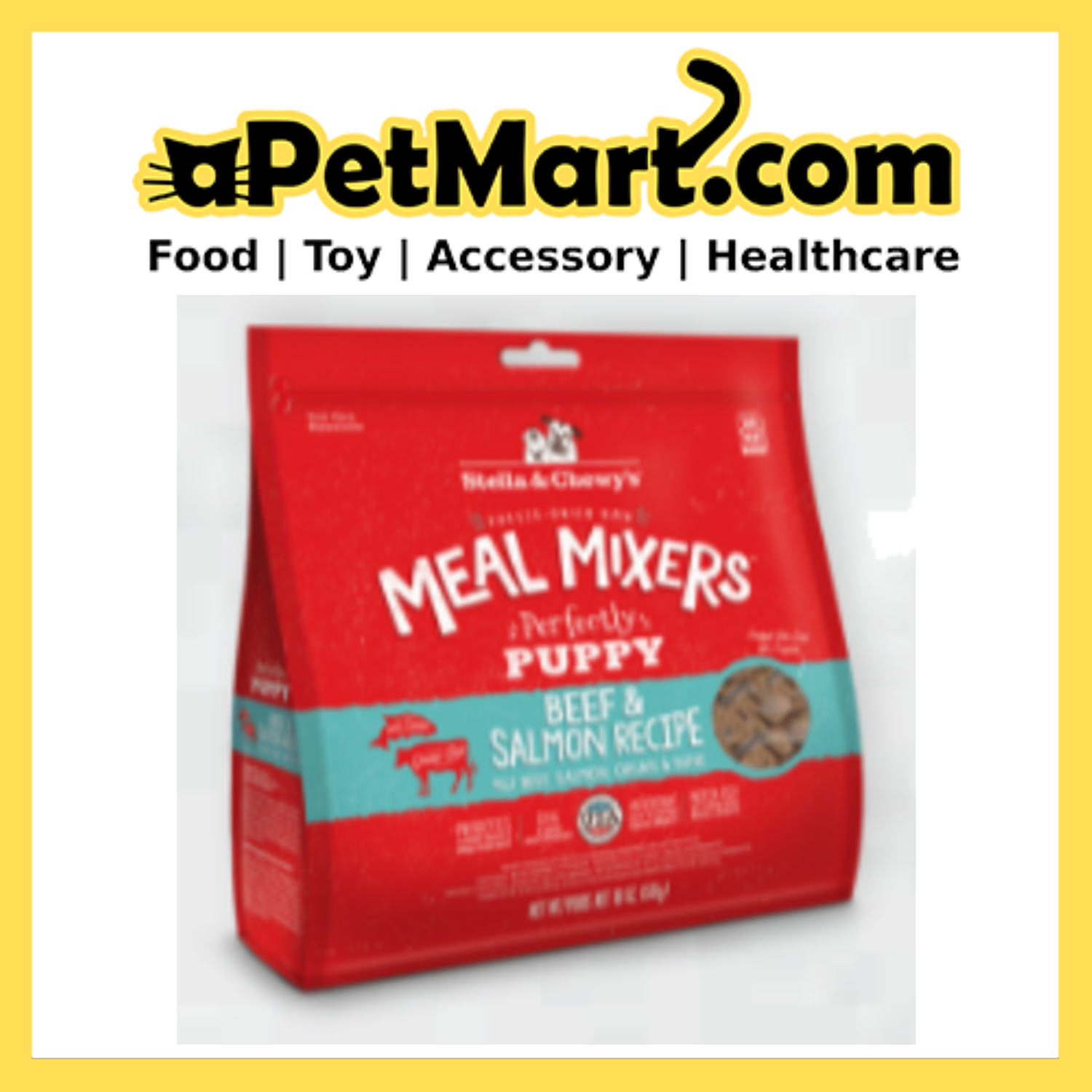 sb rs t rm Puppy mixer beef and salmon