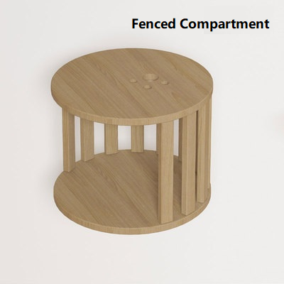 Fenced Compartment with text