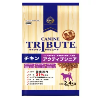 Canine Tribute Chicken Active Senior (800gx3) 2.4kg (116137)