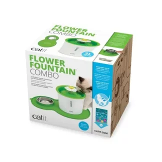 Catit Flower Fountain and Peanut Placemat Combo (43730)
