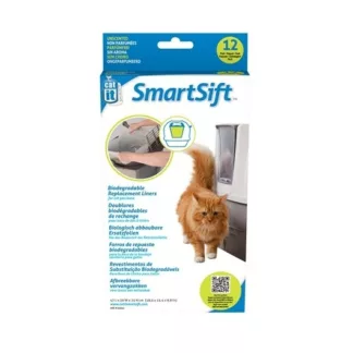 Catit Design SmartSift Biodegradable Replacement Liners 12pc for Cat Pan Base (50541)