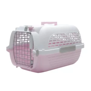 Catit Voyageur Cat Carrier – Pink/ White – Medium (50896)