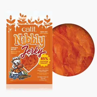 Catit Nibbly Jerky Chicken Treats for Cats 30g (44481)