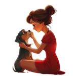 musenrose cartoon artwork lady taking care of dog aspect 11 2921efef b1b8 4501 b51a 646840d82d02 removebg preview