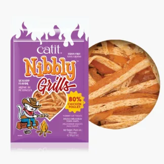 Catit Nibbly Grill Chicken & Scallop Treats for Cats 30g (44484)