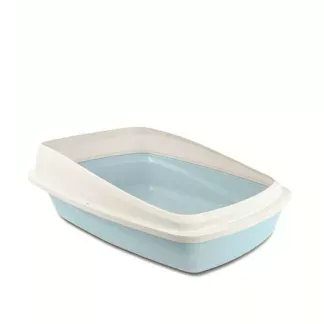 Catit Cat Pan with Removable Rim Blue & Cool Grey Large (36623)
