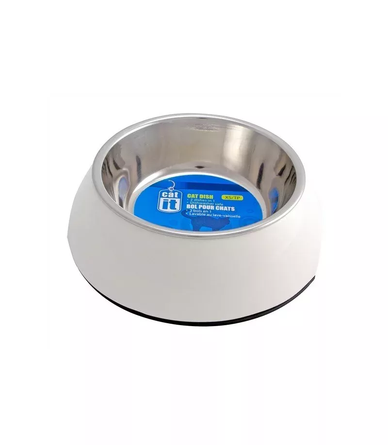 Catit 2 in 1 Durable Bowl White Small 350ml (54506)