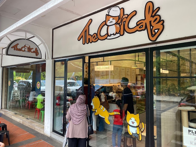 the cat cafe the rail mall