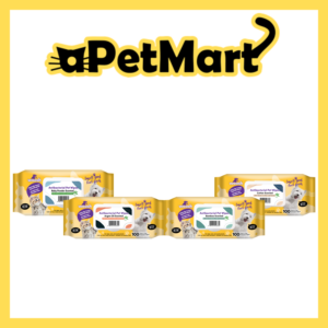 Woosh Antibacterial Pet Wipes 100 sheets for Cats and Dogs