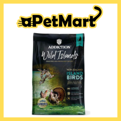 sb rs t rm Addiction Cat Food Wild Islands Island Birds Duck Turkey Chicken High Protein Recipe 4lbs 450x450