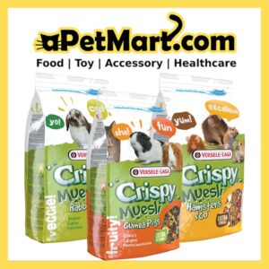 Versele-Laga Crispy Muesli Small Animal Food Guinea Pigs, Hamsters, Rabbits (7 Flavors)