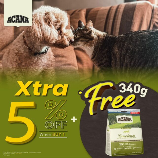 Enjoy exclusive promos when you buy Orijen and ACANA products from aPetMart!